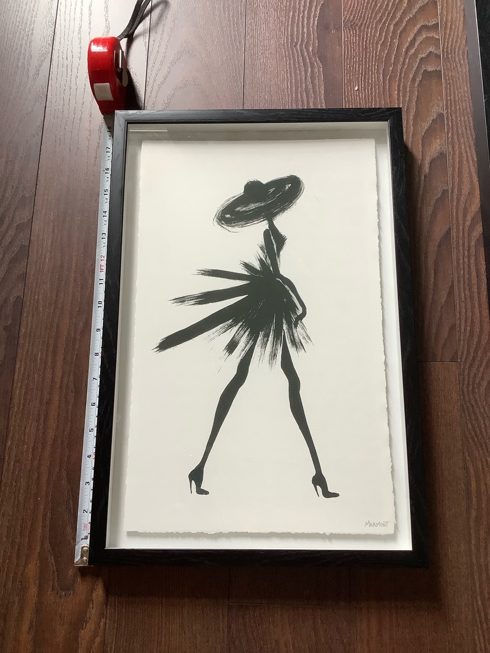 Black & White Fashion Silhouette Wall Art